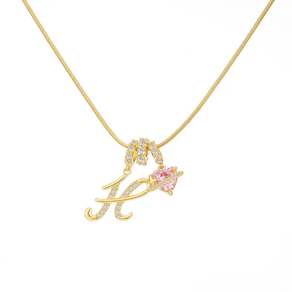 Forever Yours Initial Necklace