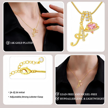 Forever Yours Initial Necklace