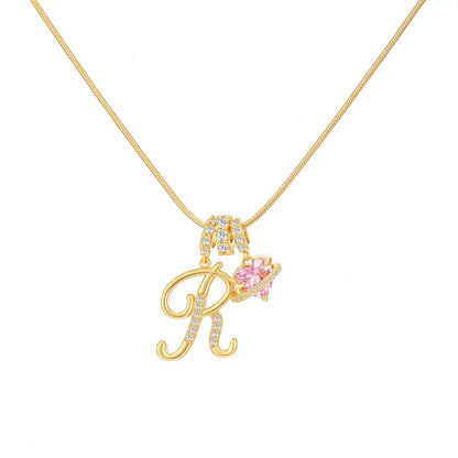 Forever Yours Initial Necklace