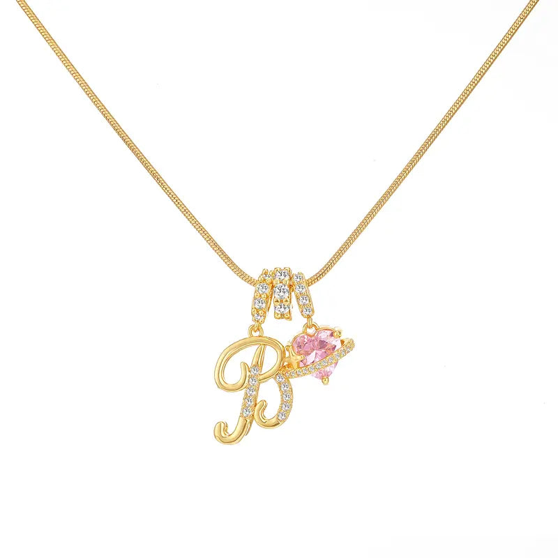 Forever Yours Initial Necklace