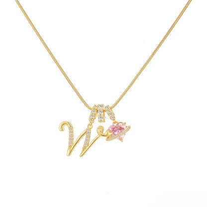 Forever Yours Initial Necklace