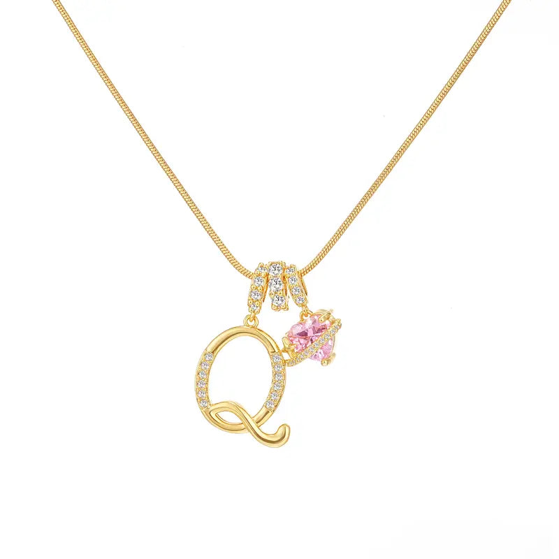 Forever Yours Initial Necklace