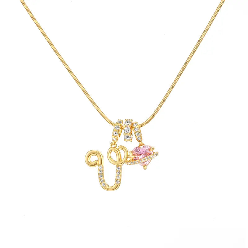 Forever Yours Initial Necklace