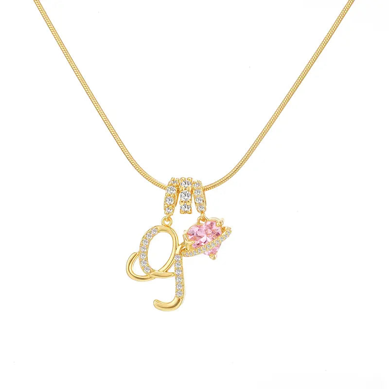 Forever Yours Initial Necklace