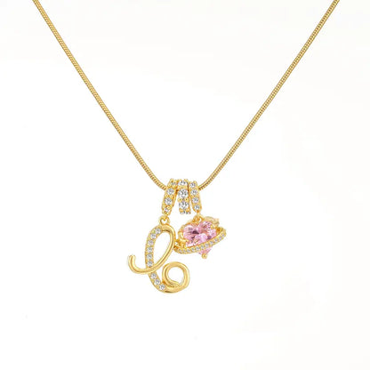 Forever Yours Initial Necklace
