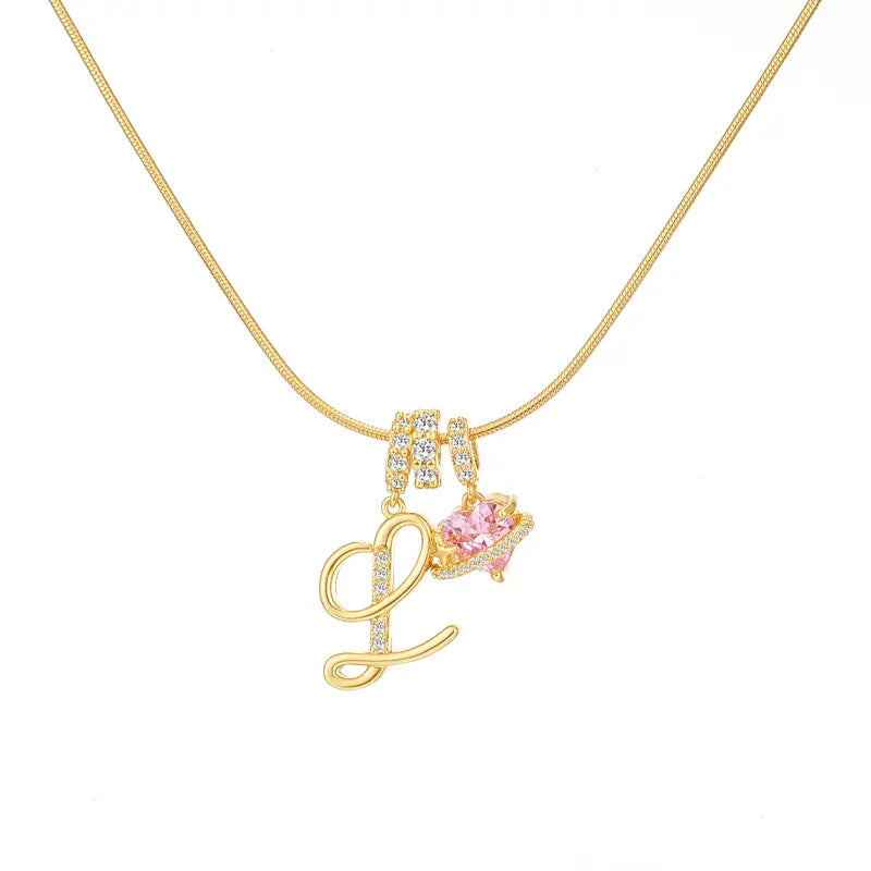 Forever Yours Initial Necklace