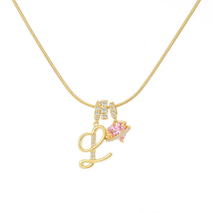 Forever Yours Initial Necklace