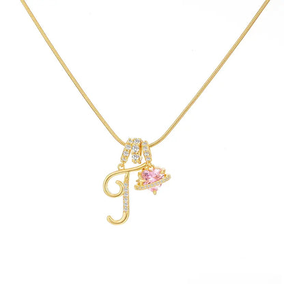 Forever Yours Initial Necklace