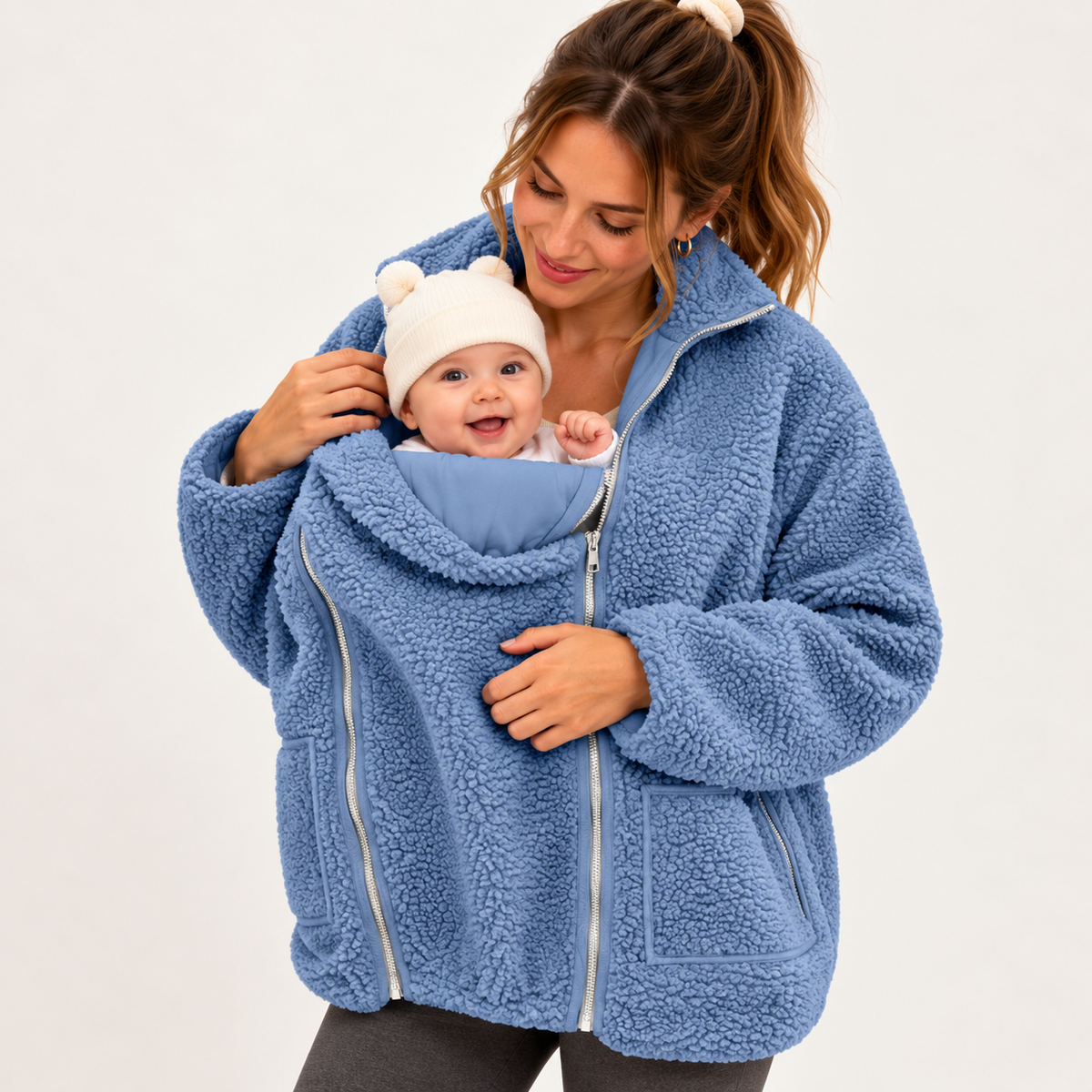 2-in-1 Babywearing Fleece Jacket