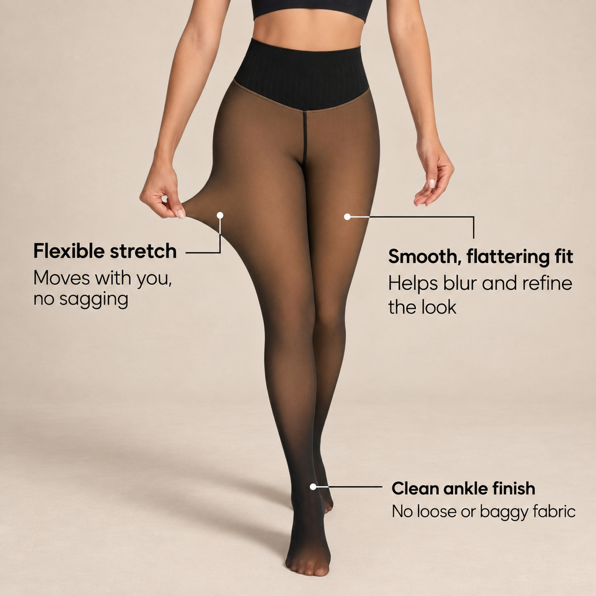 SkinMatch Fleece-Lined Leggings