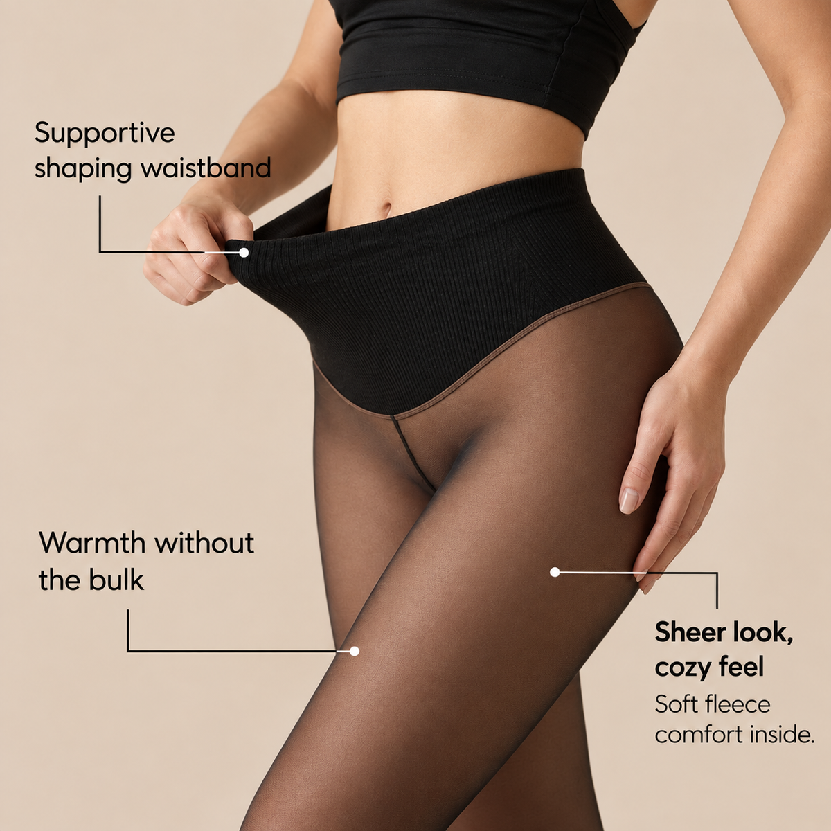 SkinMatch Fleece-Lined Leggings
