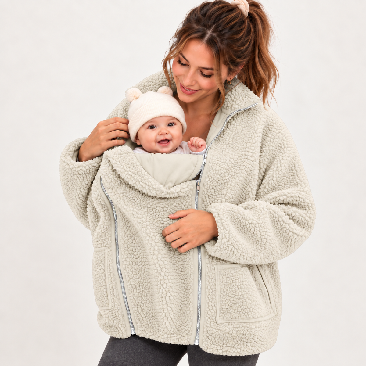 2-in-1 Babywearing Fleece Jacket