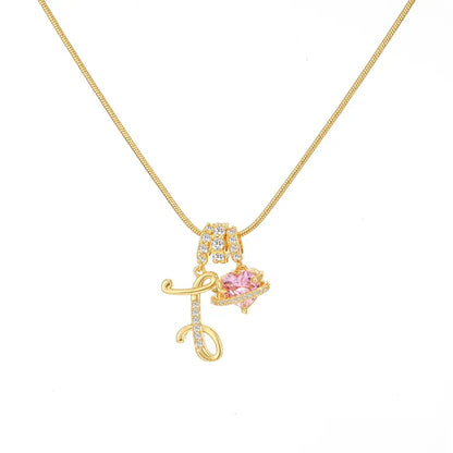 Forever Yours Initial Necklace