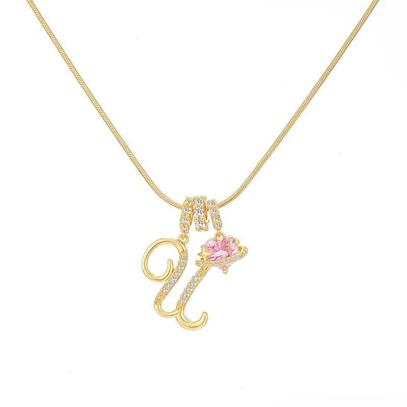 Forever Yours Initial Necklace