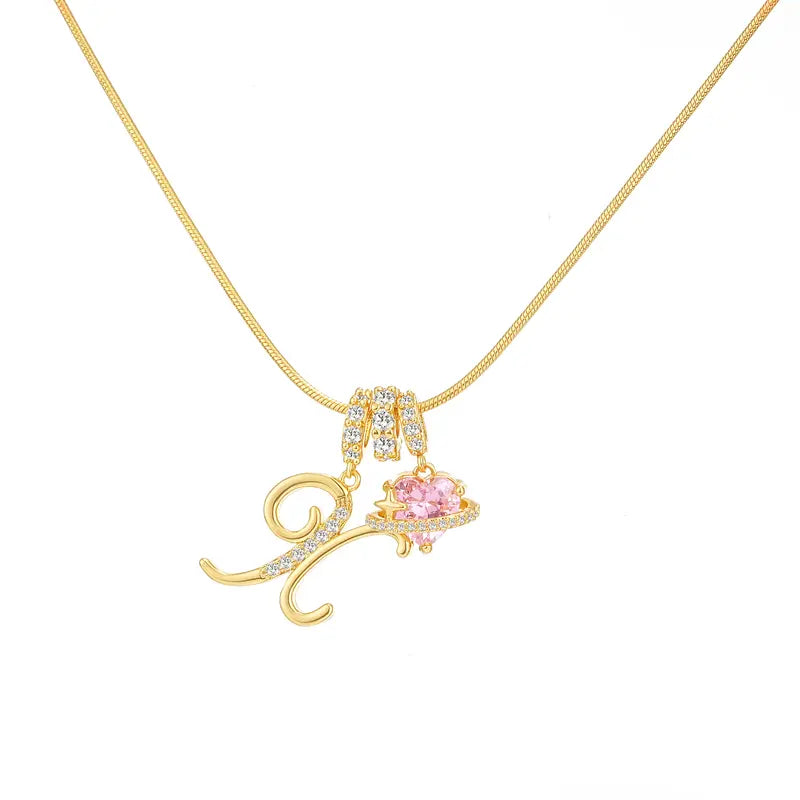 Forever Yours Initial Necklace