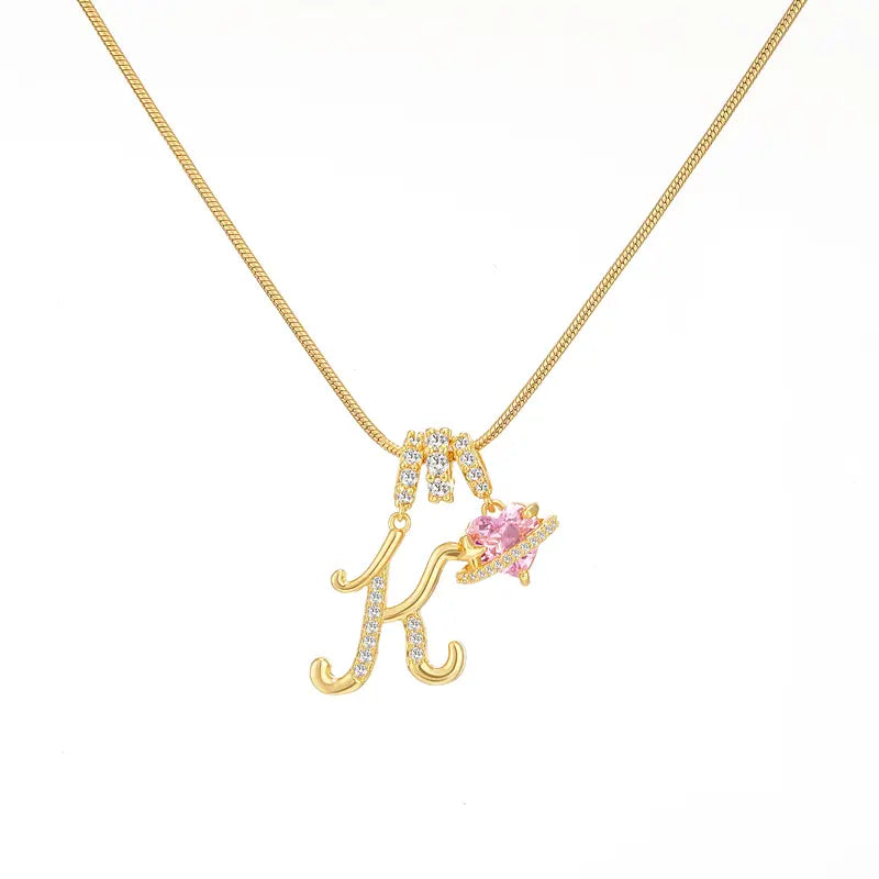 Forever Yours Initial Necklace