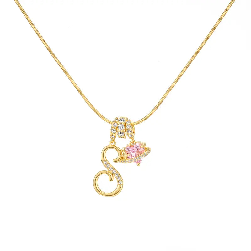 Forever Yours Initial Necklace