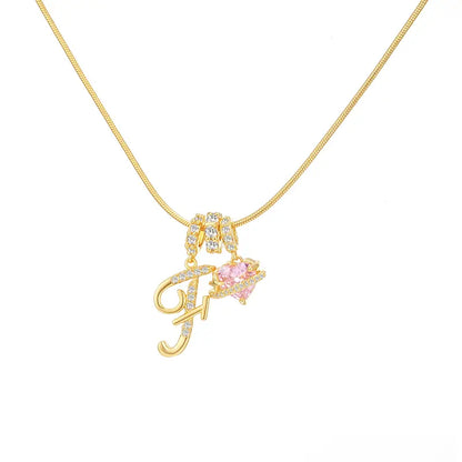 Forever Yours Initial Necklace