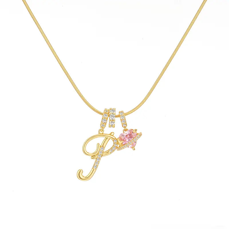 Forever Yours Initial Necklace