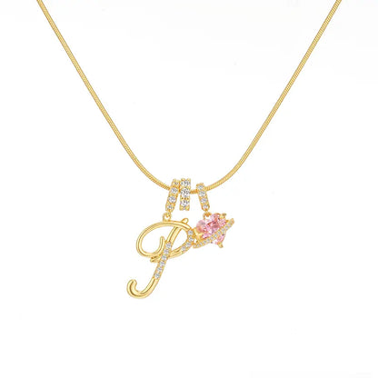 Forever Yours Initial Necklace