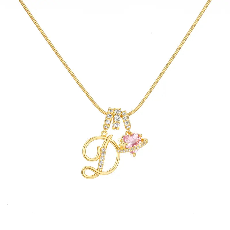 Forever Yours Initial Necklace