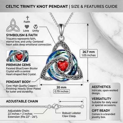 Croale™ Witch Knot Birthstone Necklace