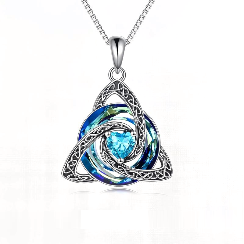 Croale™ Witch Knot Birthstone Necklace