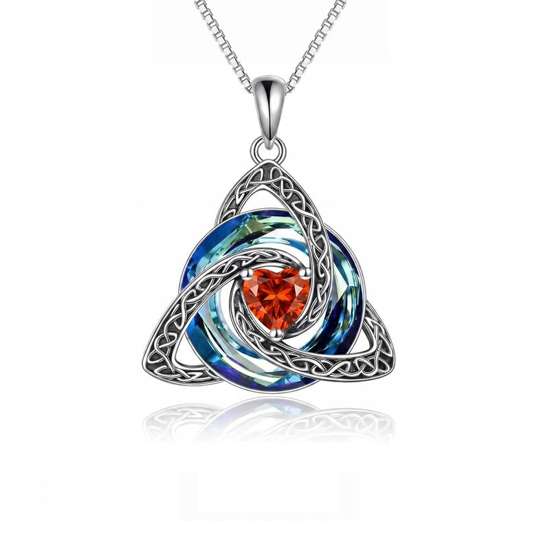 Croale™ Witch Knot Birthstone Necklace