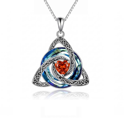Croale™ Witch Knot Birthstone Necklace